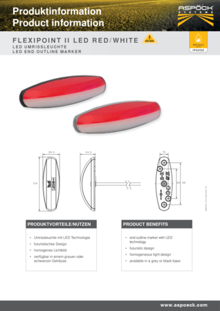 Flexipoint II LED rot/weiß