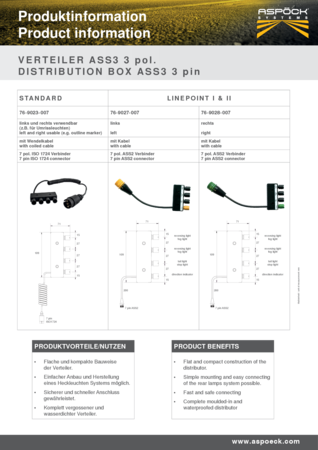 Distribution Box ASS3 3 pin